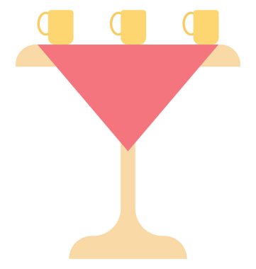 Yemek masası izole vektör simge düzenlenebilir