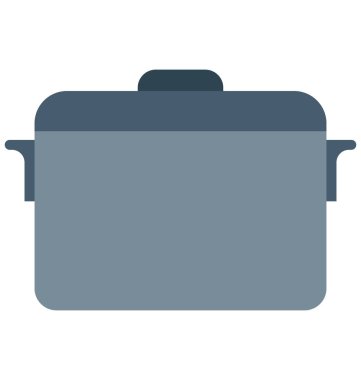 Tencere izole vektör simge düzenlenebilir