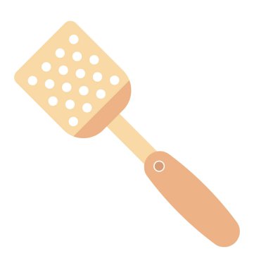 Spatula izole vektör simge düzenlenebilir