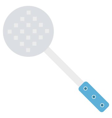 Spatula izole vektör simge düzenlenebilir