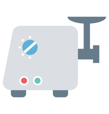 Doğrayıcılardan makine izole vektör simge düzenlenebilir