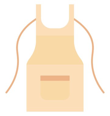 Önlük izole vektör simge düzenlenebilir