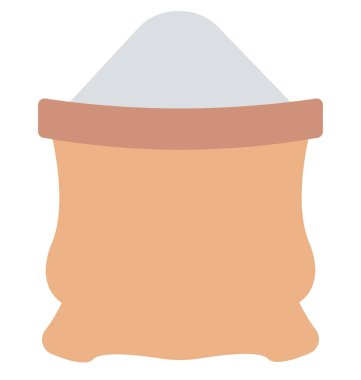 Un çuvalı izole vektör simge düzenlenebilir