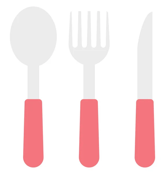 餐具分离矢量图标可编辑 — 图库矢量图片