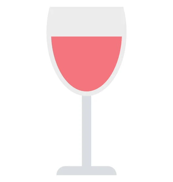 stock vector Wine Glass Isolated Vector Icon editable