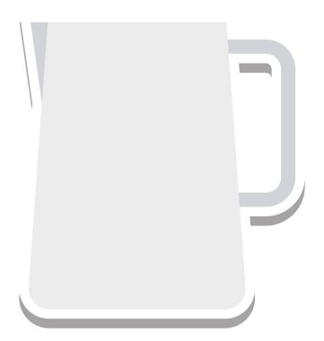 Sürahi izole vektör simge düzenlenebilir