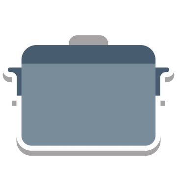 Tencere izole vektör simge düzenlenebilir