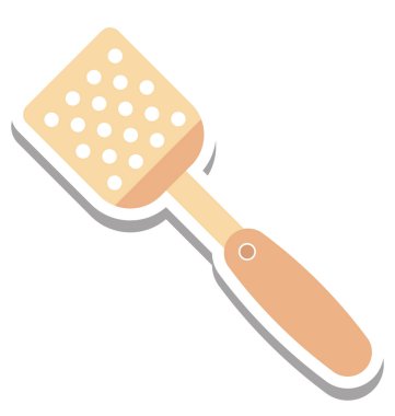 Spatula izole vektör simge düzenlenebilir