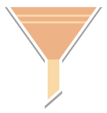 Huni izole vektör simgesi düzenlenebilir