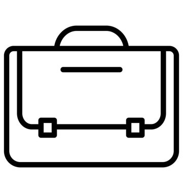 Evrak Çantası'nı izole vektör simgesi