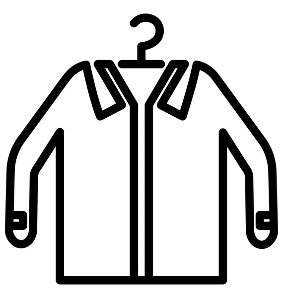 衣架衬衫隔离矢量图标 — 图库矢量图片
