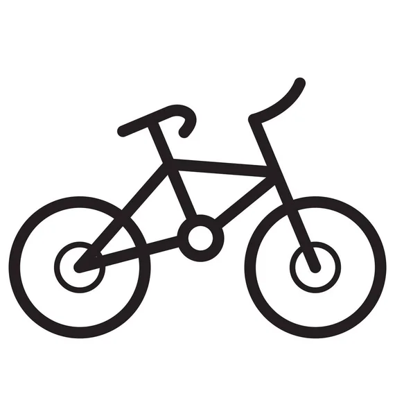 Ciclo Icono Vectorial Aislado — Vector de stock