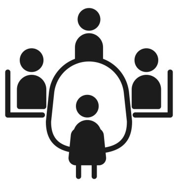 Seyahat ve tur projeler için Tablo Talk izole vektör simgesi kullanın