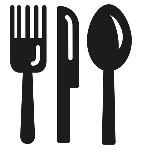 Utensil Isolado Vector Icon Uso Para Viagens Projetos Turísticos — Vetor de Stock