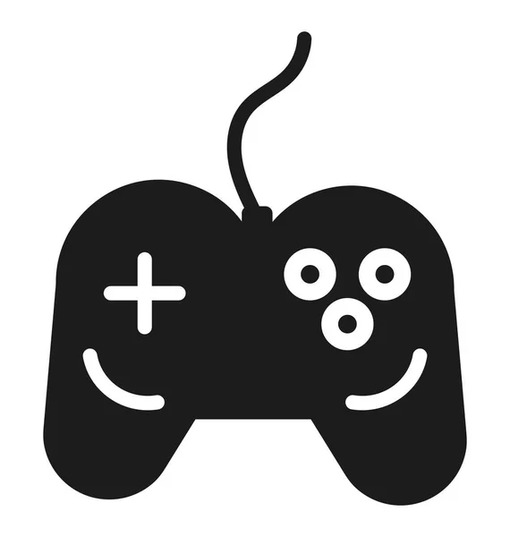 Gamepad Isolado Vector Icon Uso Para Viagens Projetos Turísticos — Vetor de Stock