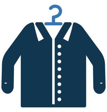 Askı gömlek izole vektör simge kullanmak seyahat ve tur projeler için 