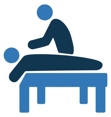 Spa Masaj veya geri masaj izole vektör simge kullanmak seyahat ve tur projeler için
