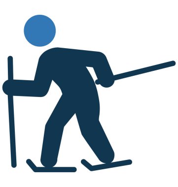 Seyahat ve tur projeler için Kar buz pateni izole vektör simgesi kullanın