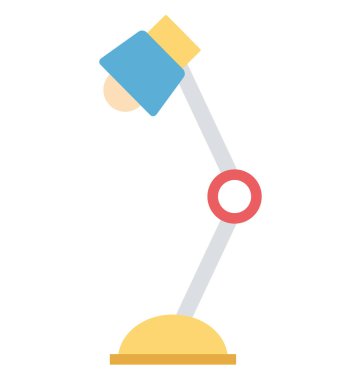 Okul sırası lamba, lamba vektör simgesi