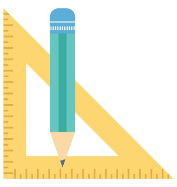 Taslak araçları, çizim araçları vektör simgesi