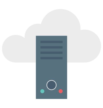 Veritabanı, sunucu vektör simgesi