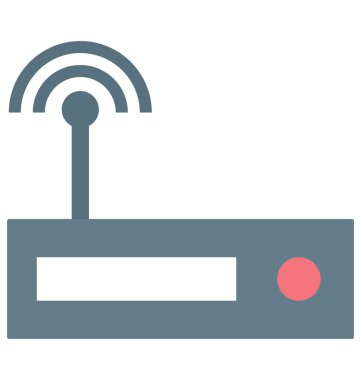 WiFi Router, Wifi Modem vektör simgesi
