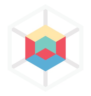 Şekil, geometrik vektör simgesi