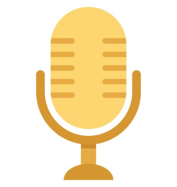 Mikrofon, mikrofon vektör Iconc