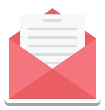 Zarf, e-posta vektör simgesi