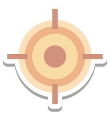 Hedef, amaç vektör simgesi