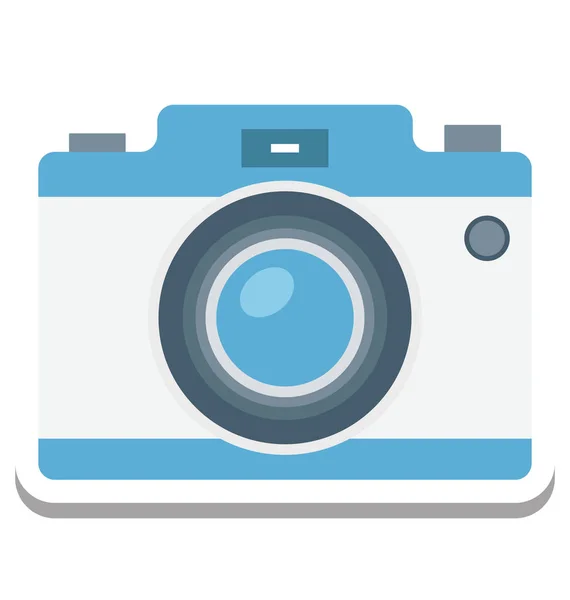 Kamera Fotografie Vektor Symbol — Stockvektor