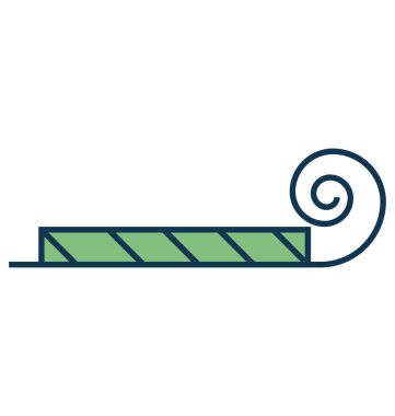 Parti boynuz, parti vektör simge ıslık