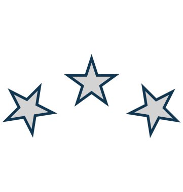 Yıldız, dekorasyon vektör yıldız simgesi