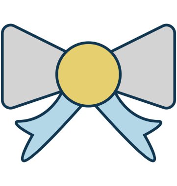 Yay, papyon vektör simgesi