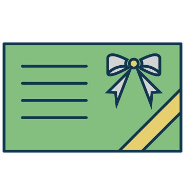 Çikolata, Hediyelik vektör simgesi