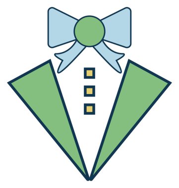 Smokin, smokin vektör simgesi