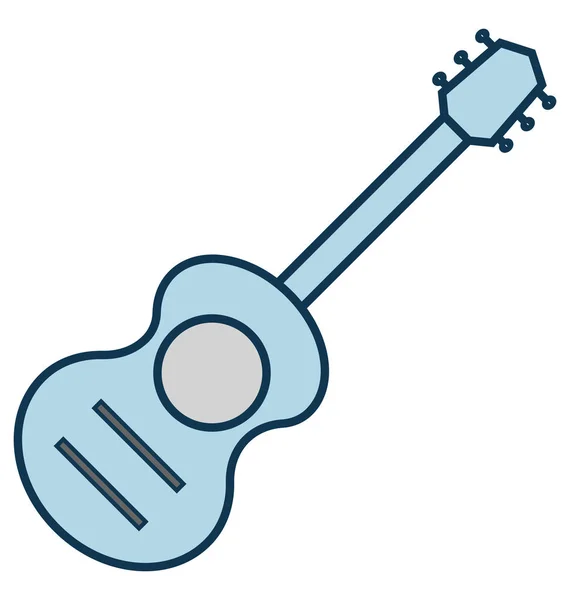 Gitarre Bünde Vektor Symbol — Stockvektor