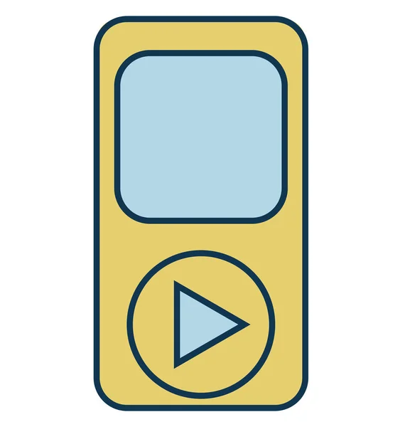 Walkman Mp4 Игрок Векторный Icon — стоковый вектор