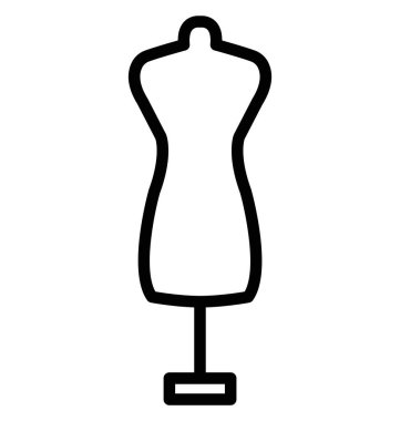 Kukla izole vektör simgesi