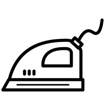 Demir izole vektör simgesi