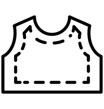 Atkı izole vektör simgesi