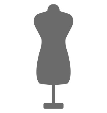 Kukla izole vektör simgesi