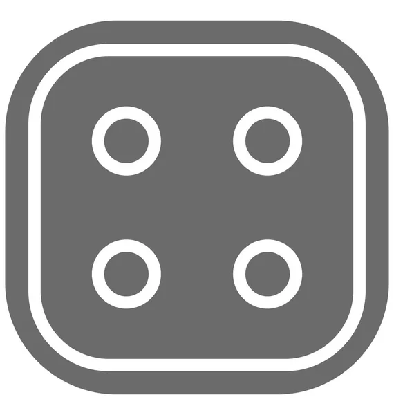Значок Кнопки Ізольованих Вектор — стоковий вектор