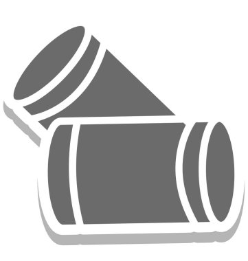 Biriktirme izole vektör simge konu