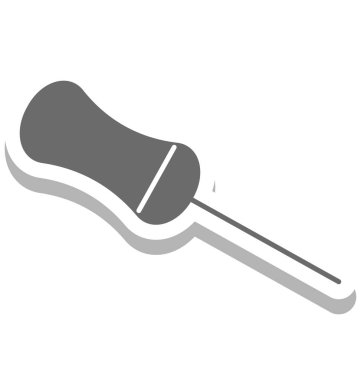 Terzilik izole vektör simgesi