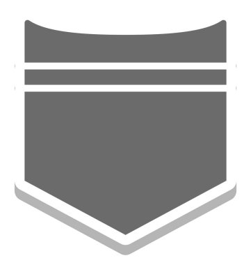 Soyut cep, izole vektör simge dikiş