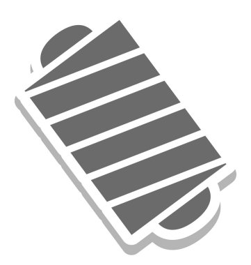 Biriktirme izole vektör simge konu