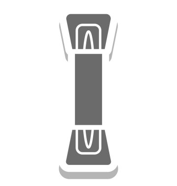 zip, izole vektör simge terzi