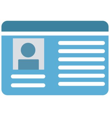 Web kimlik, profil Web izole vektör simgesi