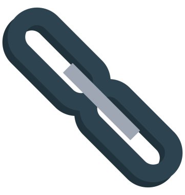 Bağlantı, Web Link izole vektör simge